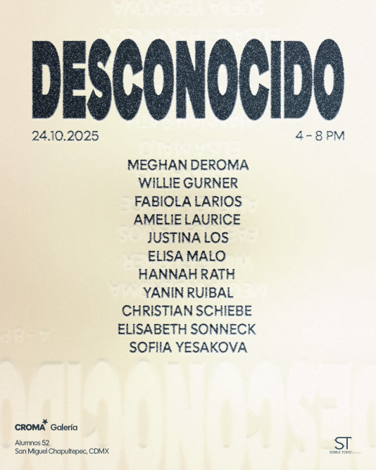 DESCONOCIDO | 24.10. - 07.11.2